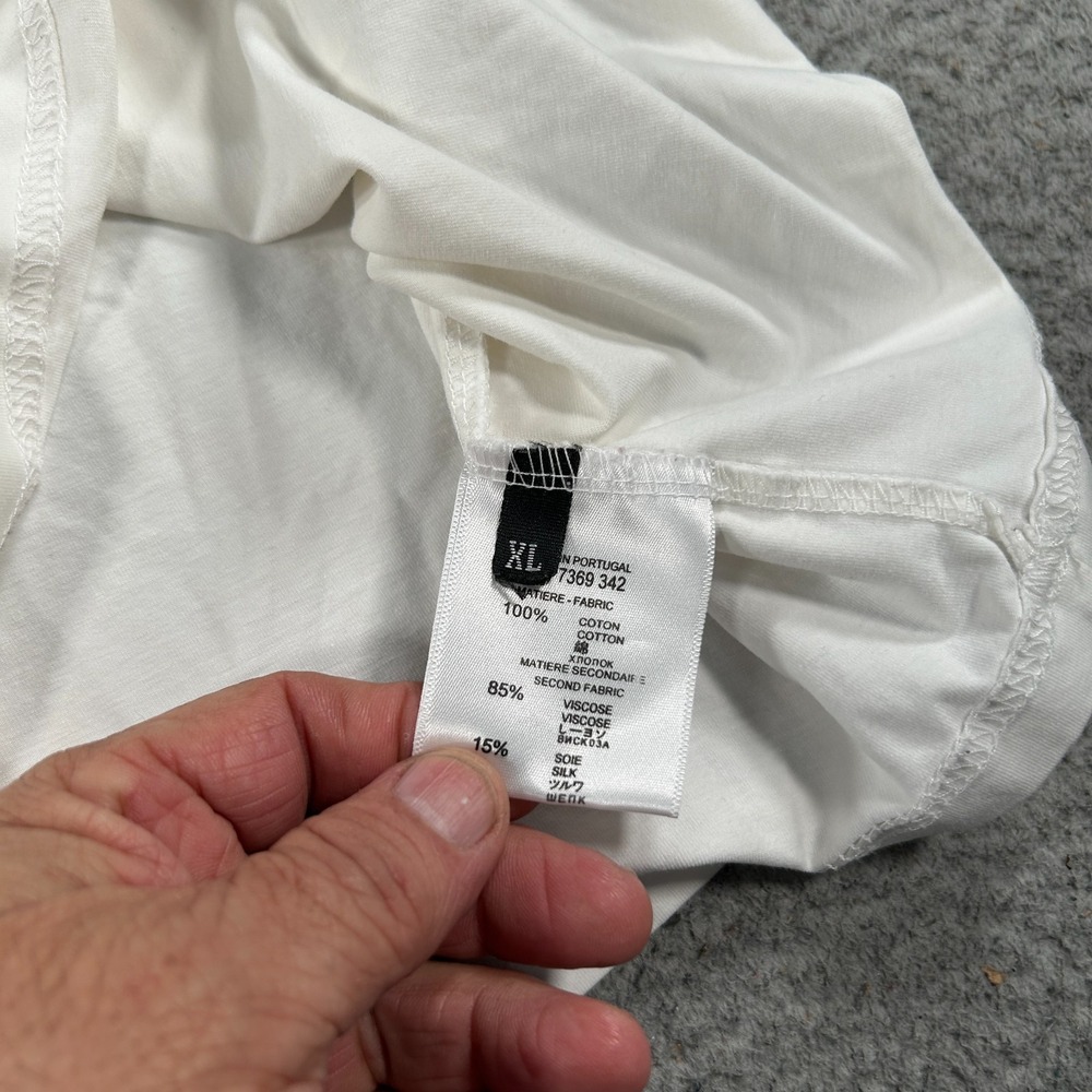 Dior White Short Sleeve Logo T-Shirt - Picture 4 of 12